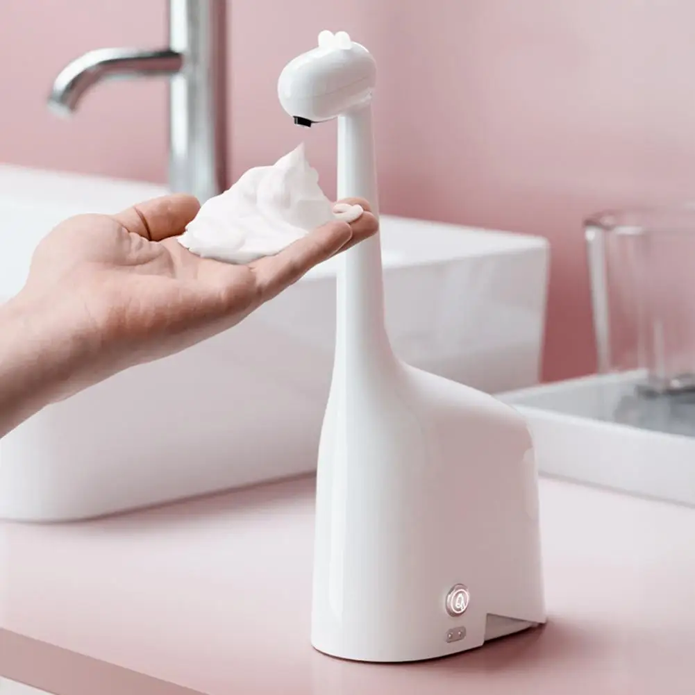 

Soap Dispenser Smart Indicators Touchless Giraffe Design 15-Second Timer for Handwashing Battery Level Indicator Soap Dispenser