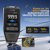 FNIRSI CTG-20 Car Paint Thickness Gauge Electroplate Metal & Putty Powder Coating Thickness Gauge for Car 0-1400um Fe nFe Fe+Zn