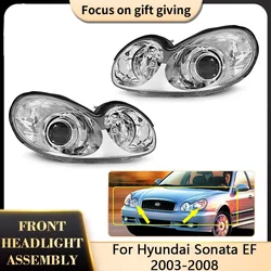 For Hyundai Sonata EF 2003 2004 2005 2006 2007 2008 Front Headlight Headlamp Tuning Lamp Housing Clear Lens Left Right Assembly