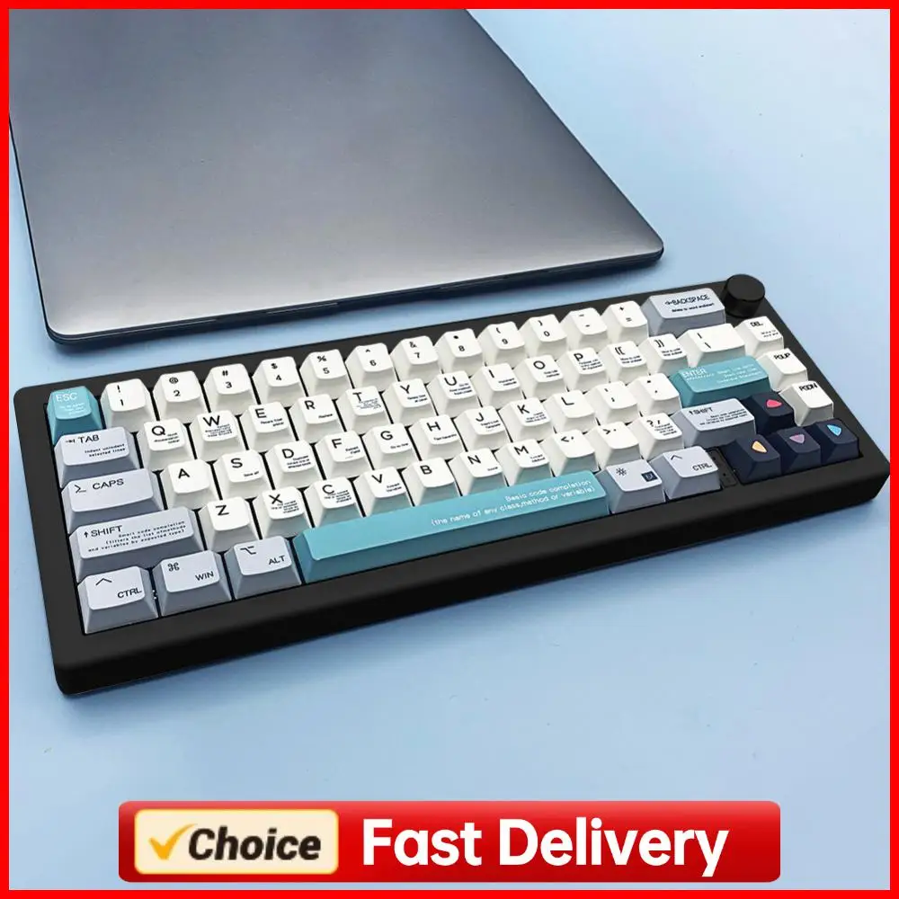 

Механическая клавиатура на 67 клавиш DIY с регулятором, проводная игровая клавиатура USB с RGB-подсветкой, компьютерные аксессуары для настольных ПК и ноутбуков
