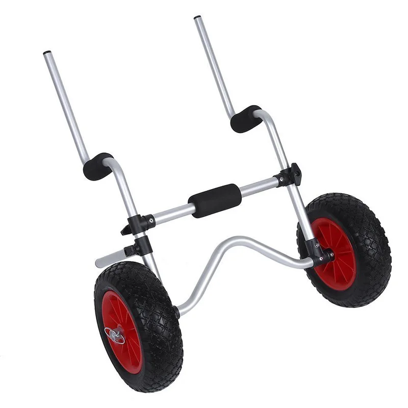 

Kayak trailer transport aluminum alloy trolley accessories inflatable wheel folding yacht marine
