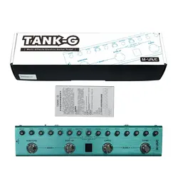 TANK Portable Multifunctional Electric Guitar Effects Pedal Delay/Reverb with 36 Editable Presets for M-WAVE