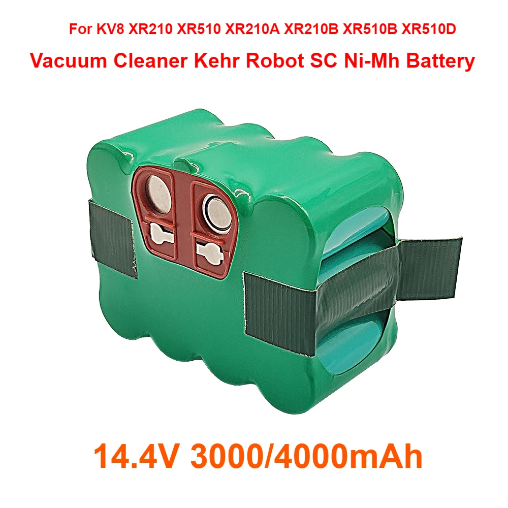 For KV8 XR210 XR510 XR210A XR210B XR510B XR510D NEW 14.4V  Vacuum Cleaner Kehr Robot SC Ni-Mh Battery