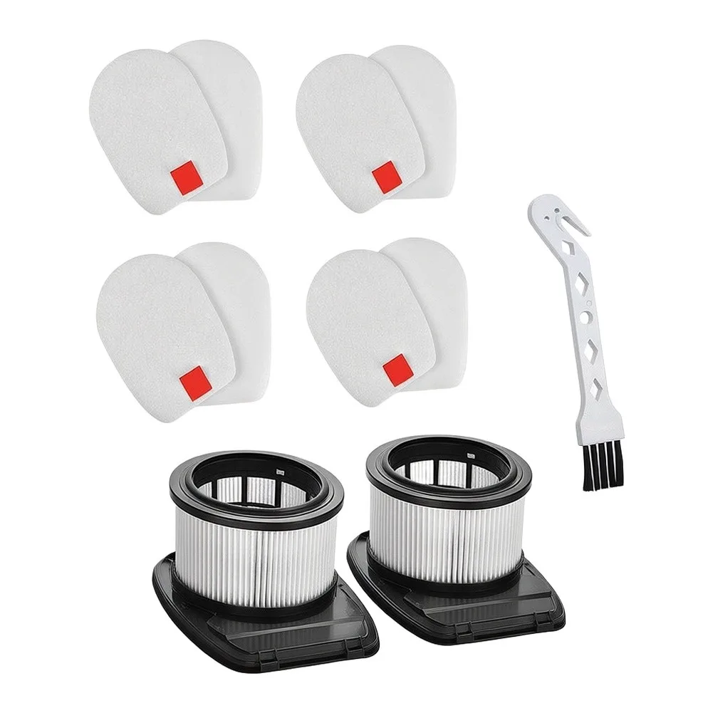 For Shark IZ662H IZ682H IZ640H Compatible 7-Piece Filter Set Featuring 2 Filters 4 Foam Filters and 1 Cleaning Brush