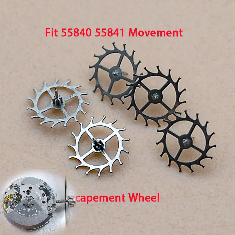 55840 55841 Movement Accessories Gravity Escapement Wheel Escapement Fork Fit Oriental Double Lion Women\'s Watch Replacement