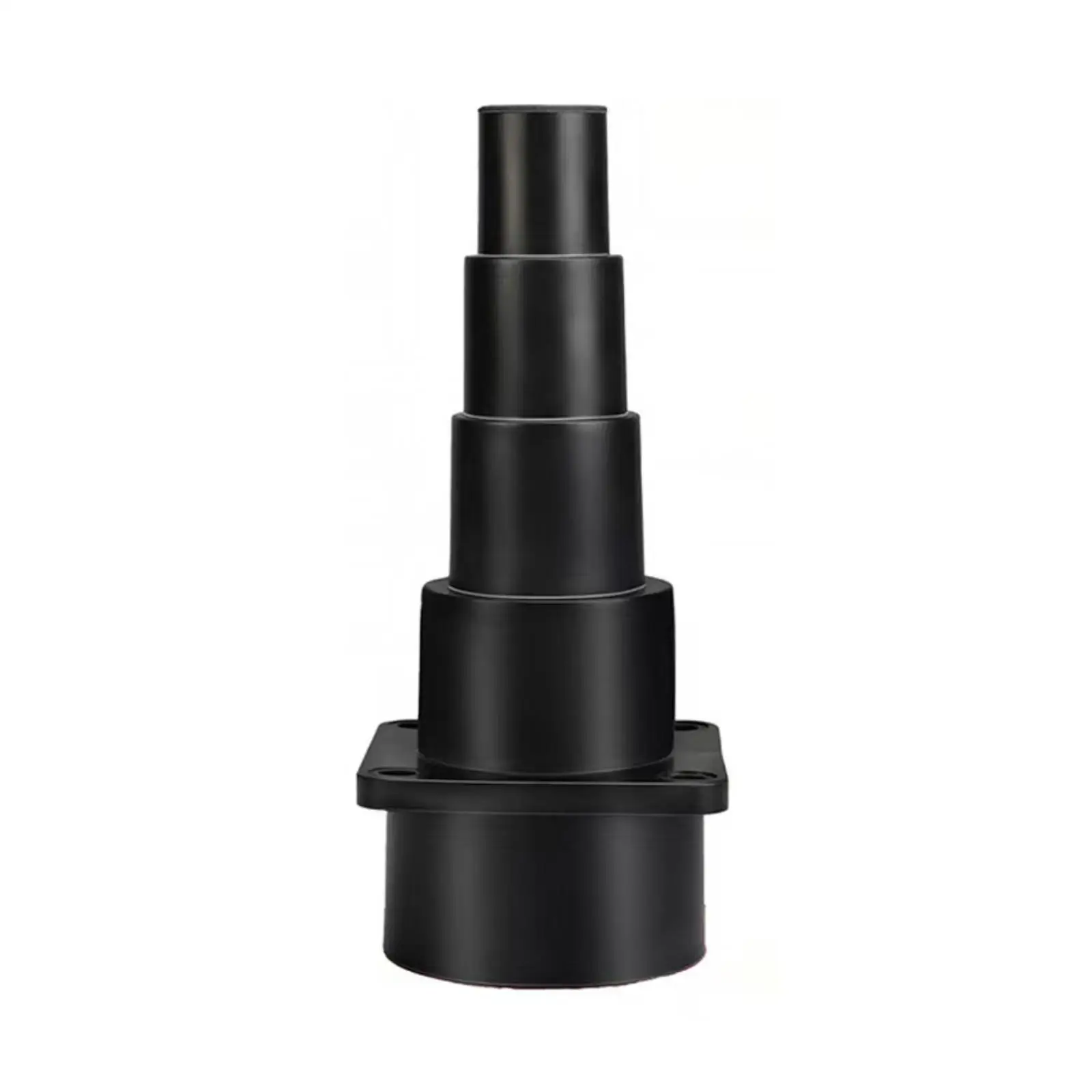 TPE Hose Adapter Vacuum Connector 4 Step Tapered Fitting for Dry Grinding Tools Dust Extraction System Parts