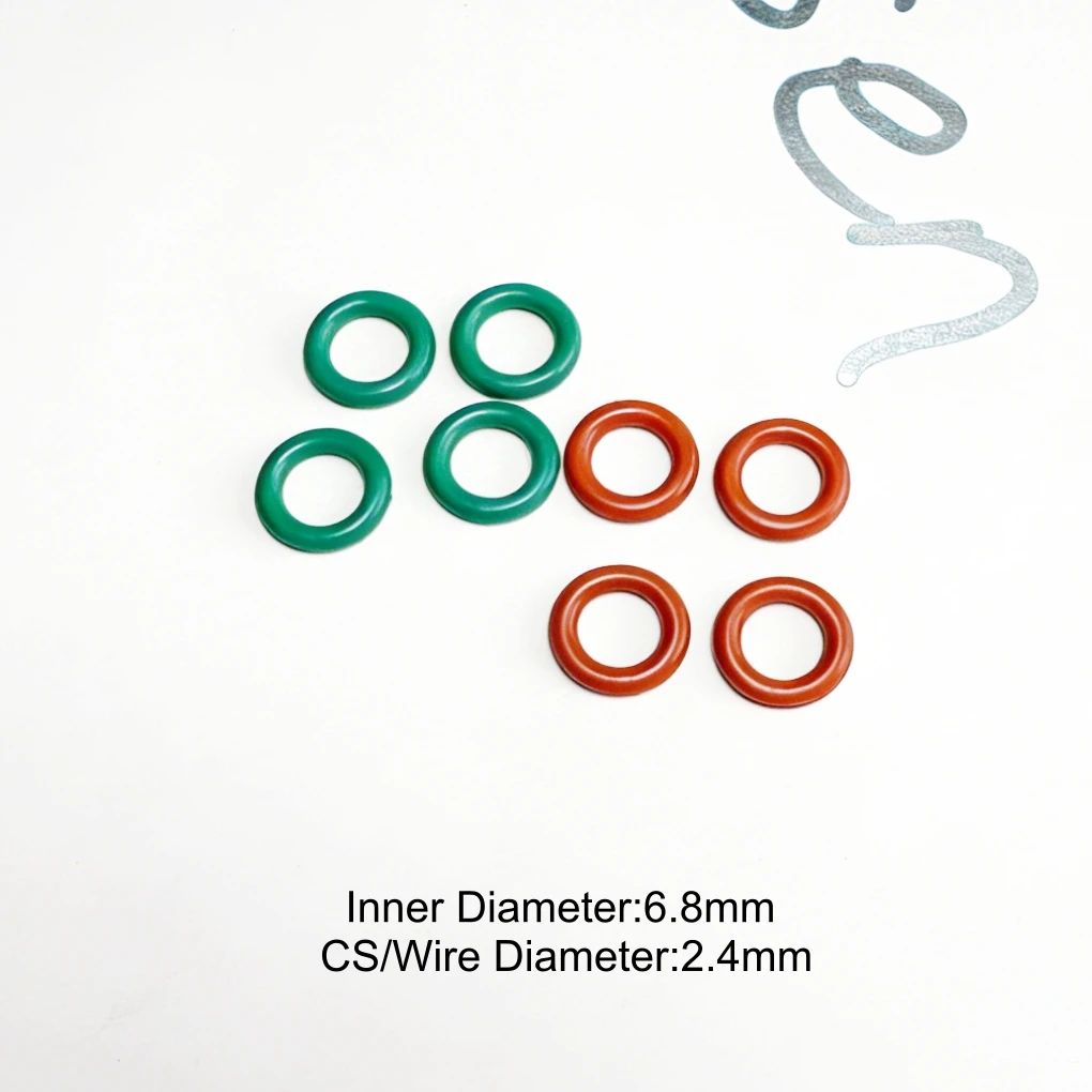 100pcs good quality wholesale 6.8*2.4mm orings for lexuse fuel injector repair kits (AY-O2003)