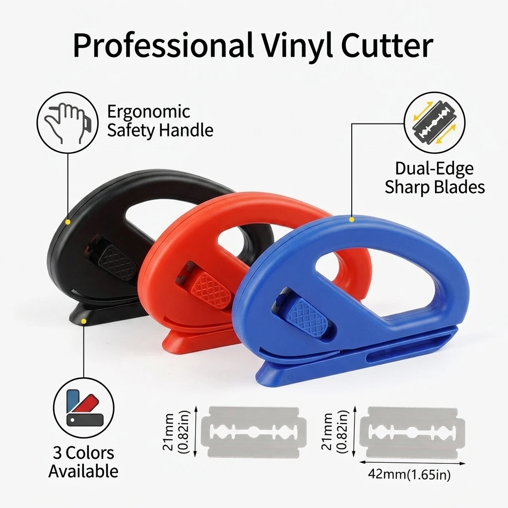Vinyl Cutter Car Wrap Utility Knife for Carbon Fiber Window Tint Film Color Change Vehicle Decal Precision Cutting Tool