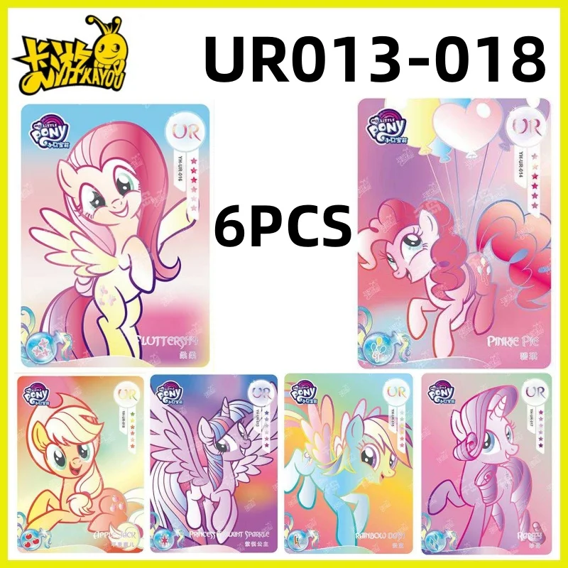 KAYOU Authentische My Pony-Karte, Anime Limited Hui Yue 1, seltene Sammelkarte SGR001-006, LSR SSR, Spielzeug, Prinzessin, Mädchen, Kindergeschenk