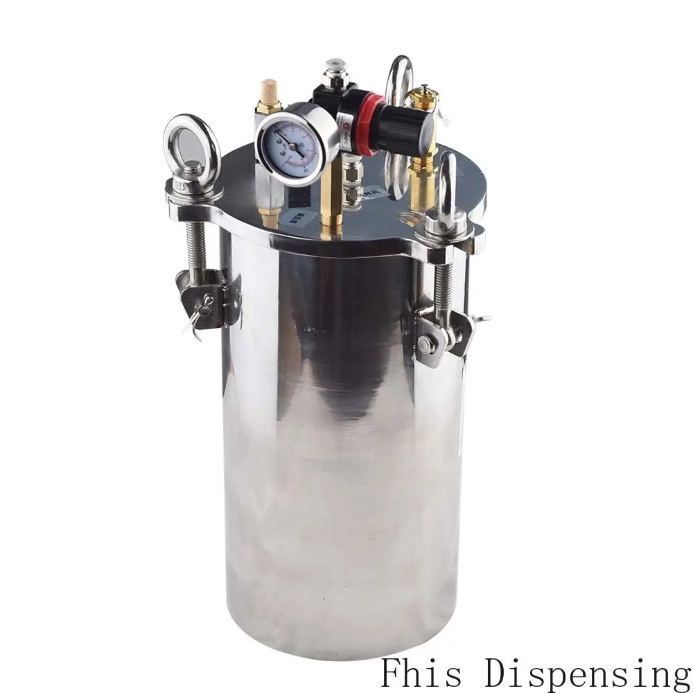 

Бочка под давлением из нержавеющей стали 304, 5 л для хранения клея