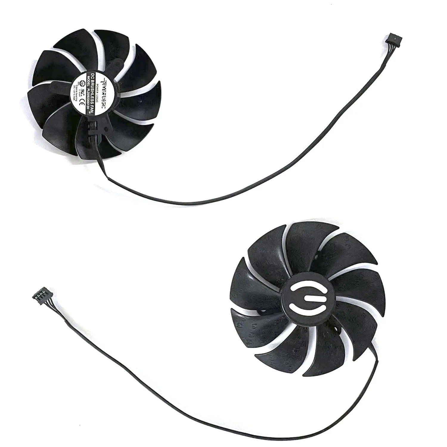 

For EVGA GTX 1660 SUPER 1650 GTX1660 RTX 2060 XC Graphics Video Card Cooling Fans New 87MM PLD09220S12H Cooler Fan Replacement