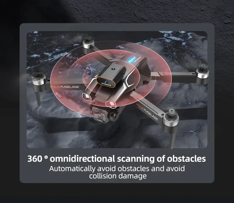 ブラシレスドローン 高画質4K空撮 四軸リモコン デュアルカメラ 障害物回避 ホバリング機能付き