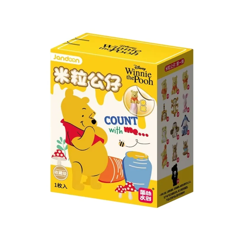 Jandoon Genuine Winnie the Pooh Blind Box Doll Winnie Rice Grain Tigger PIGLET EEYORE Mini Action Figure Model Toy Collection - view 5