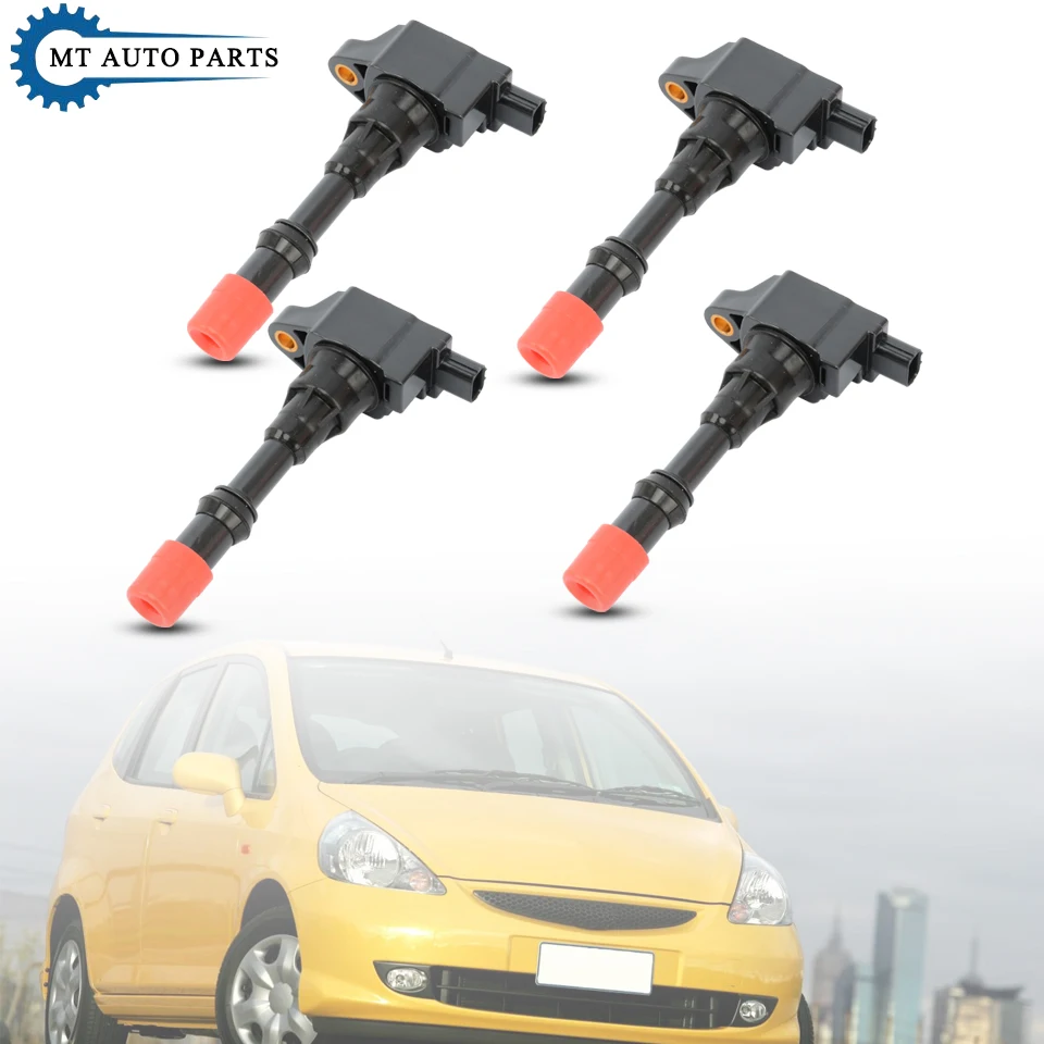 Передняя катушка зажигания MTAP, 4 шт., для HONDA FIT JAZZ 2005-2008 GD1 CITY 2007 2008 FIT SALOON 2003-2006 GD6 для автомобилей 1,3 л