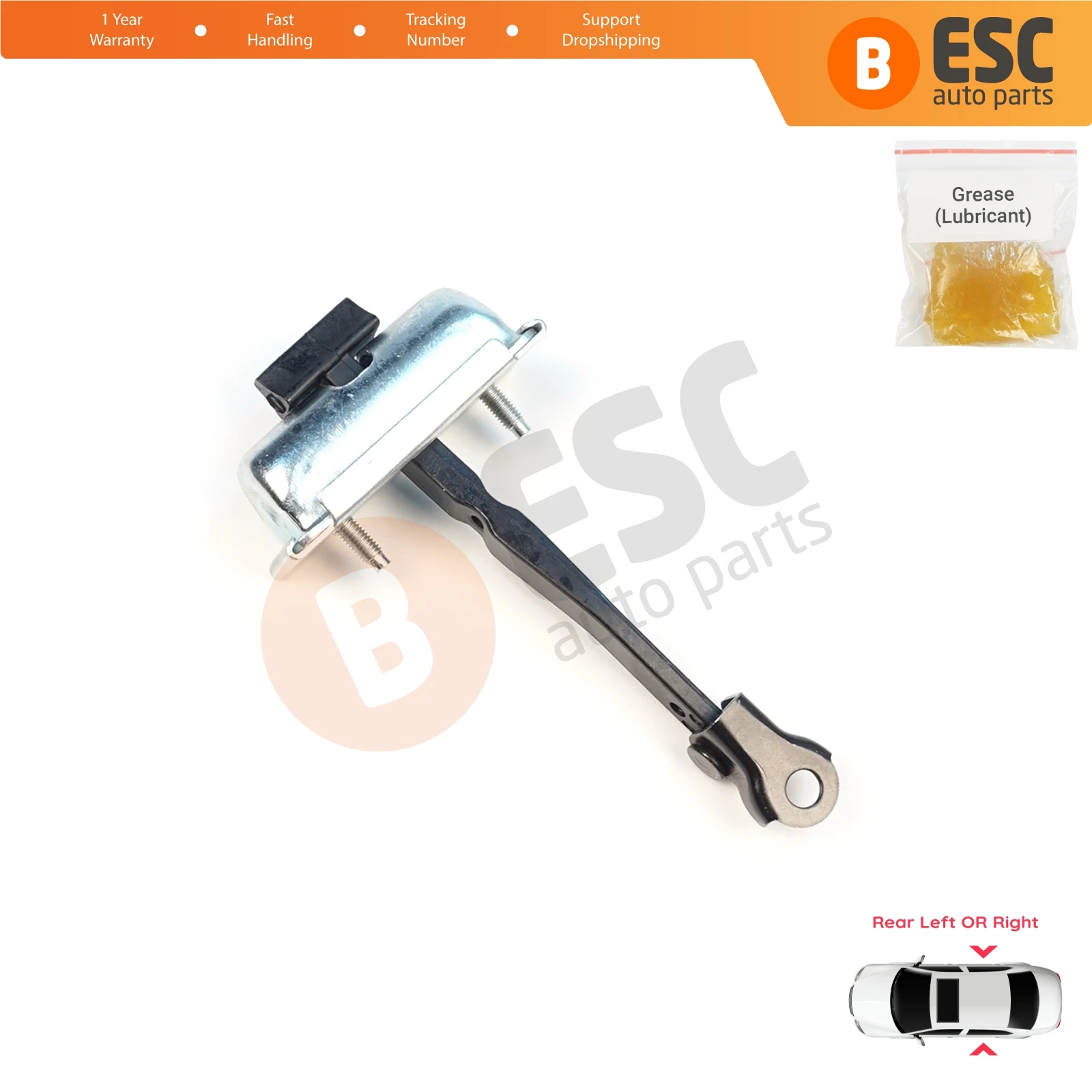 EDP1629 Achterdeurstopper Controlemechanisme Beperkingsband voor Dacia Renault Duster MK3 P1310 PYM PYN 2023- en later 824302052R