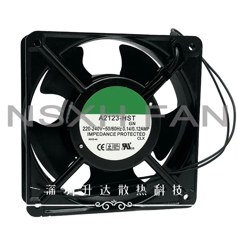 New A2123-HST GN AC220V 0.14a 12cm Imported Copper Wire AC Cooling Fan