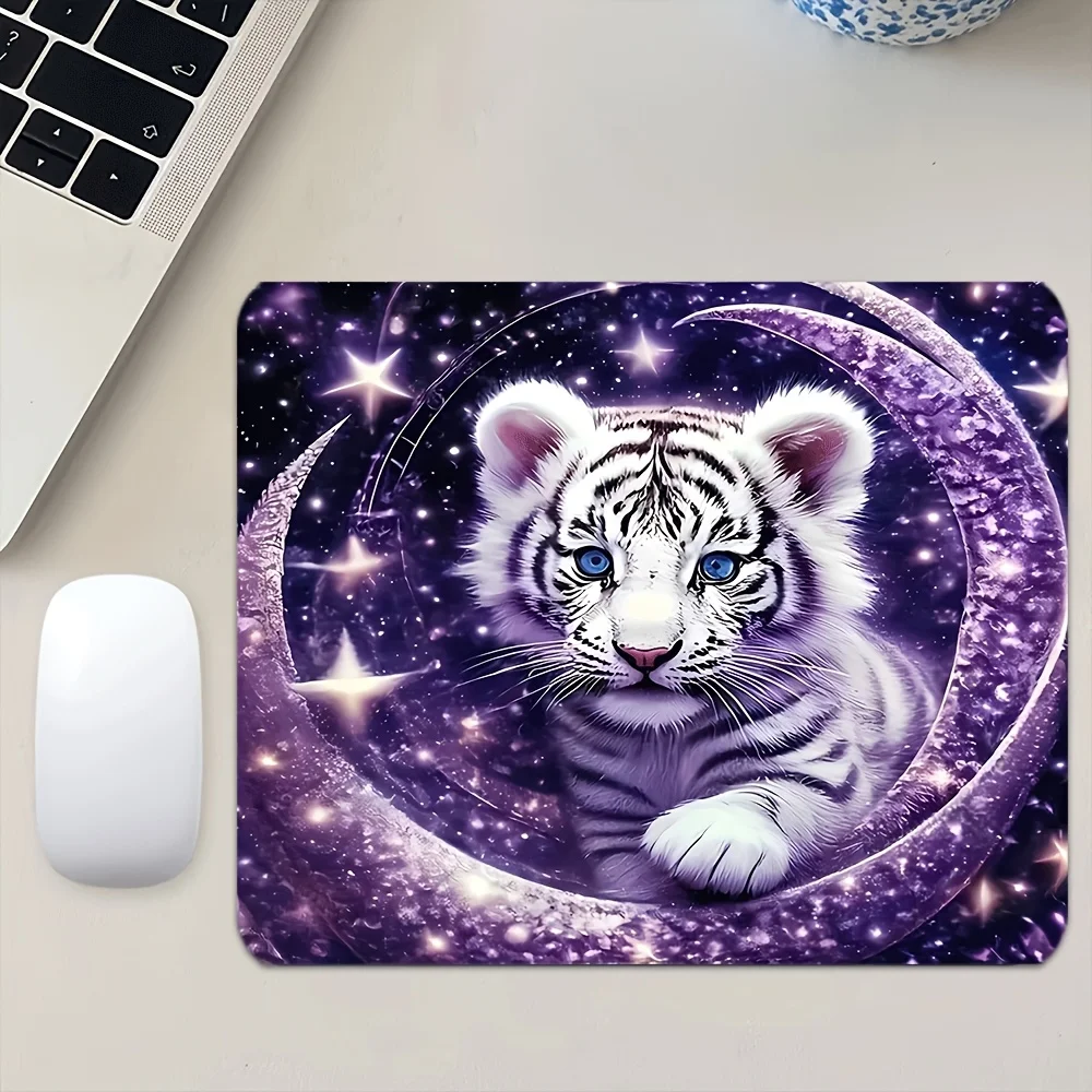 Dream Tiger Desk Mat Small size Colorful Gaming Keyboard Rug Laptop Cool Anime Mouse Pad PC Gamer Mousepad Household Office work