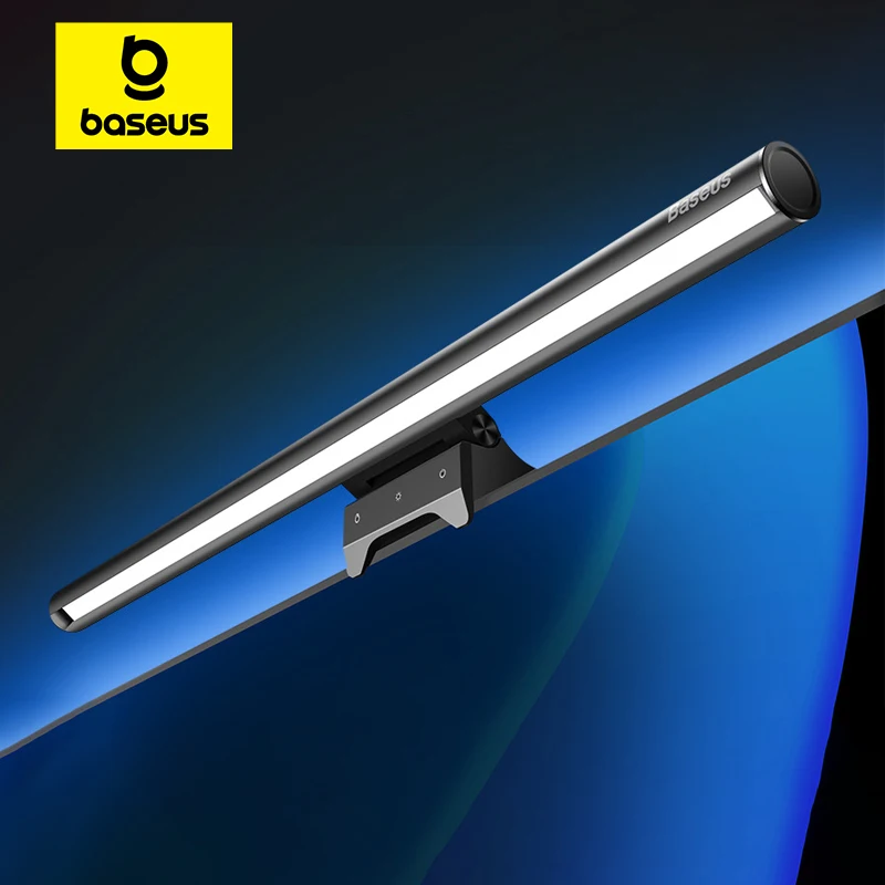 Baseus Computer Screen Lamp Rotatable Monitor Laptop Hanging Light Brightness Adjustment Eye Protection Read LED Table Desk Lamp