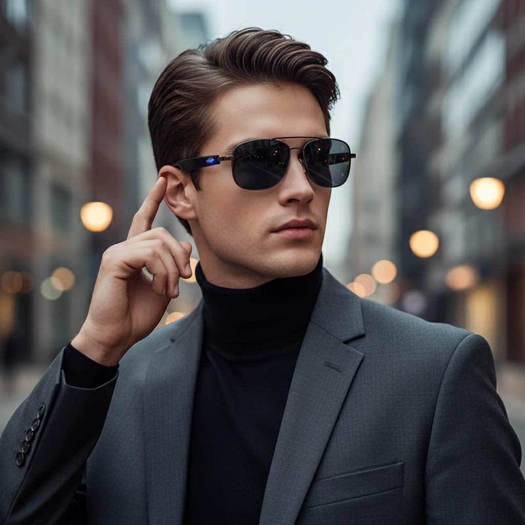 

High-end Bluetooth Glasses Voice Assistant Noise Reduction Long Lasting Battery Excellent Sound Intelligent Interaction 9117