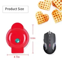 Electric Mini Waffles Maker Machine Kitchen Cooking Appliance for Kids Breakfast Dessert Pot Small Fried Eggs Cake Oven 4