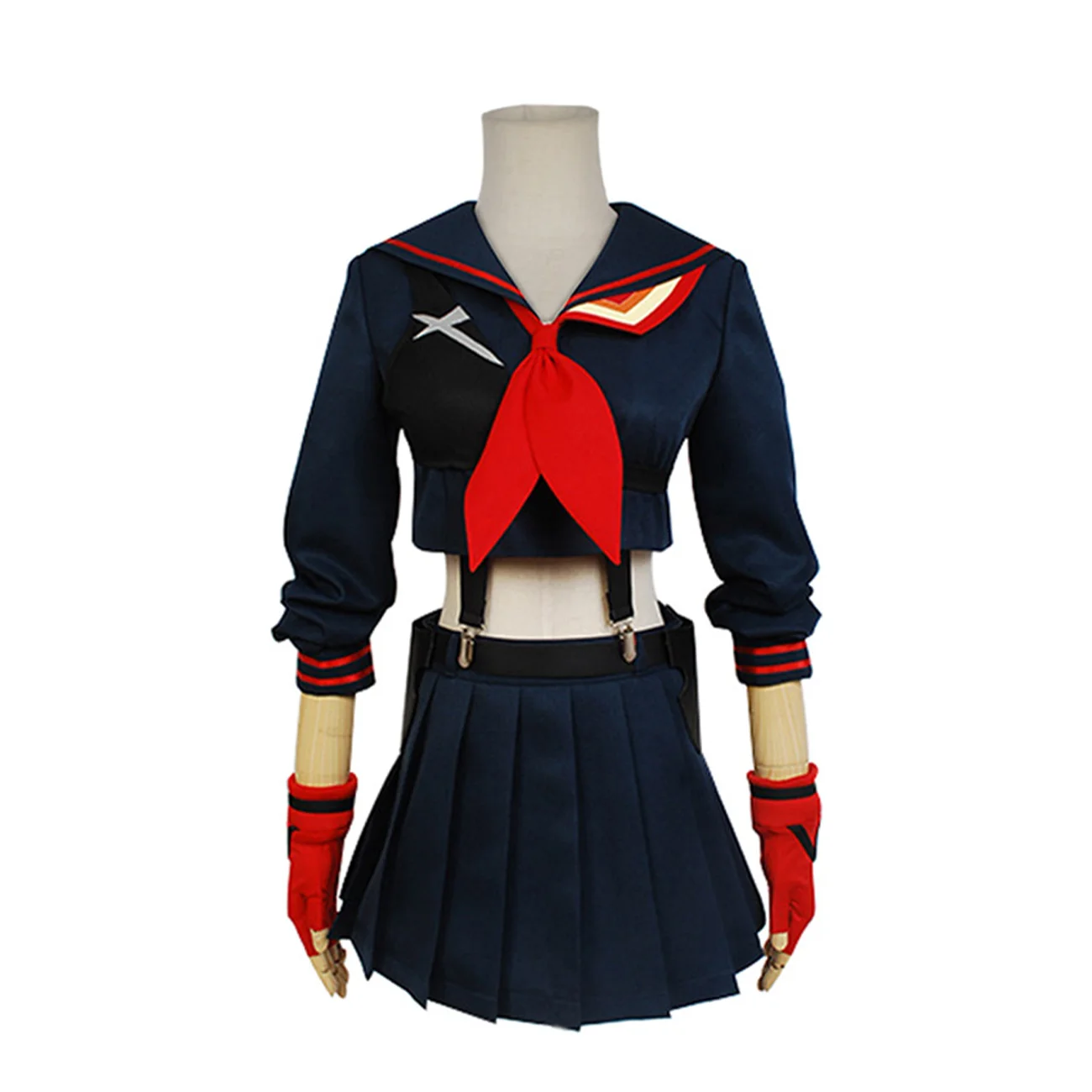 

Hemixush Anime Kill La Kill Cosplay Matoi Ryuuko Costume Party Suit Full Set Female Uniform