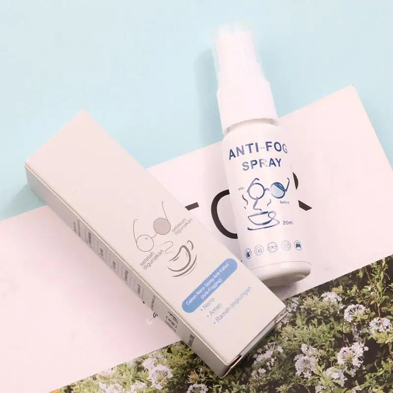 20ml Anti Fog Spray for Glasses Windshield Defogger Eyeglass Lens Glass Cleaner Safety Eyeglass Defogger Mirror Coating Agent image 6