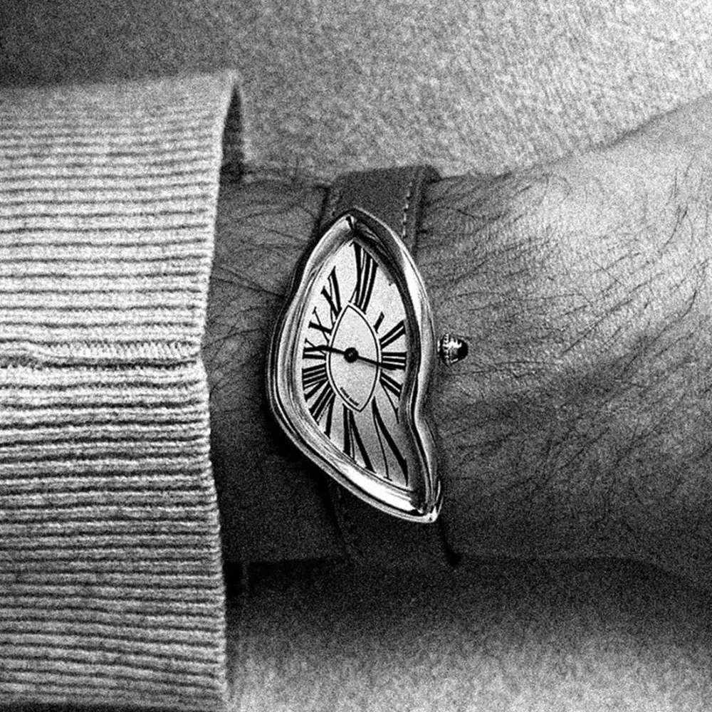 شكل ملتوي الفولاذ المقاوم للصدأ السيدات الفاخرة السيدات ووتش أزياء عارضة روز الذهب السيدات الأعمال كوارتز ساعة فريدة من نوعها #6