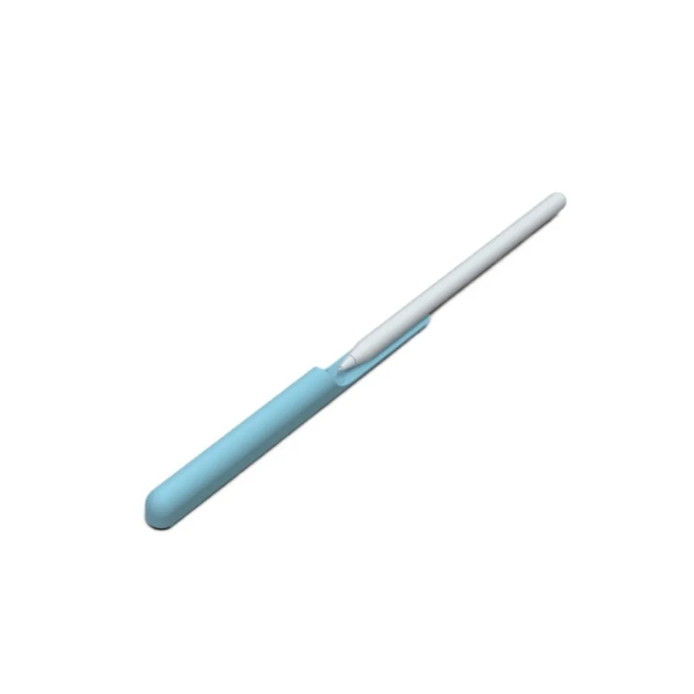Universal Silicone Pencil Holder Anti-loss Self-Adhesive Tablet Stylus Pencil Case Solid Color Multifunctional Pen Clip
