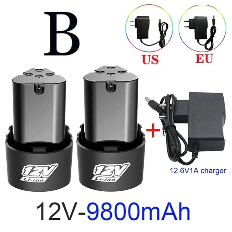 100% nowy uniwersalny akumulator 12V 9800mAh do elektronarzędzi wkrętarka elektryczna wiertarka elektryczna akumulator litowo-jonowy