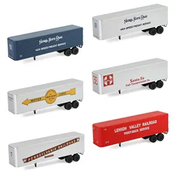 C8765 Evemodel Trailer - HO Scale 1:87 Model Trailer Assembled Painted (Pack of 1) for Model Tractor Model Wagon