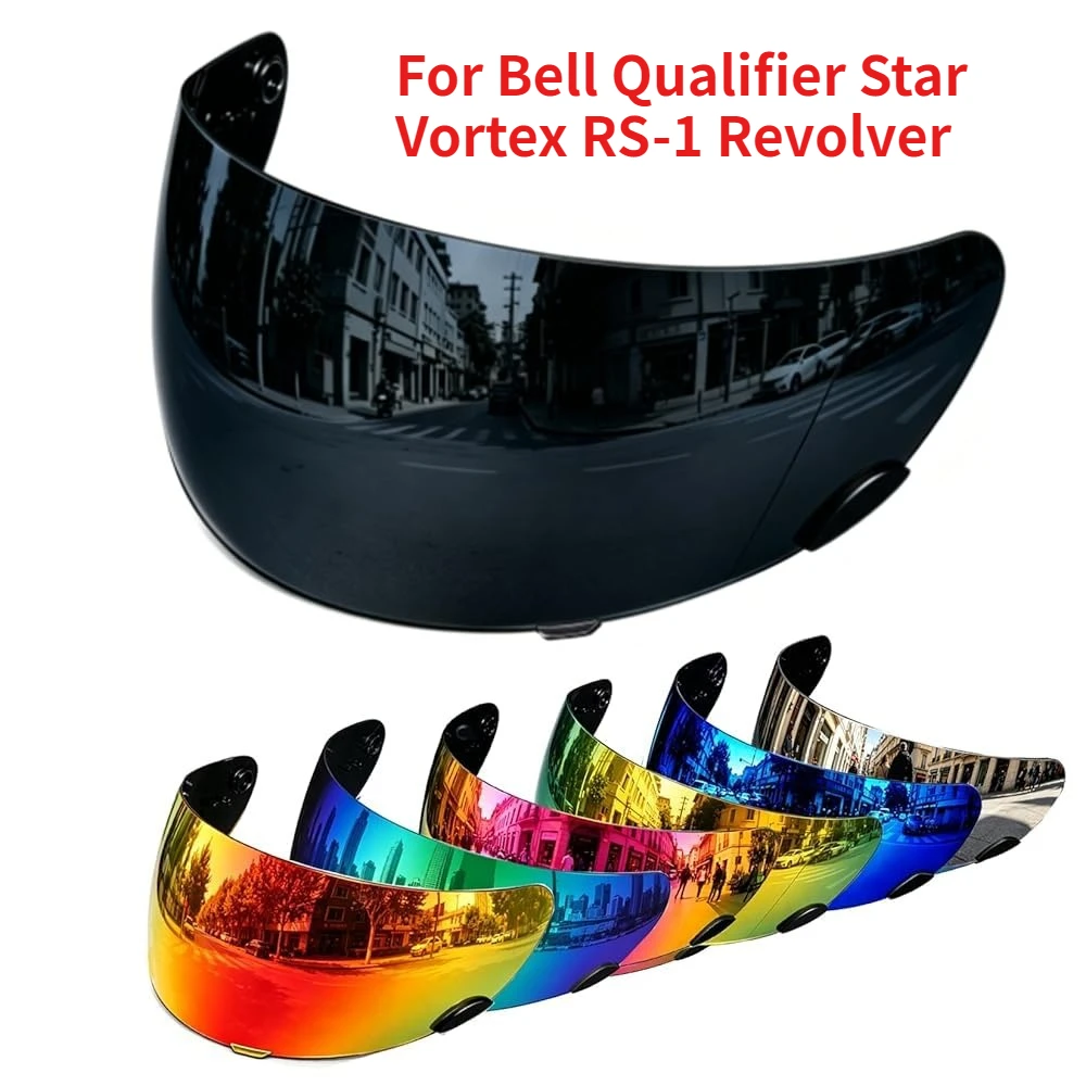 Motorcycle  Qualifier Visor Qualifier DLX Helmet Visor Face Shield  Replacement for Bell Qualifier/Star/Vortex/RS-1/Revolver