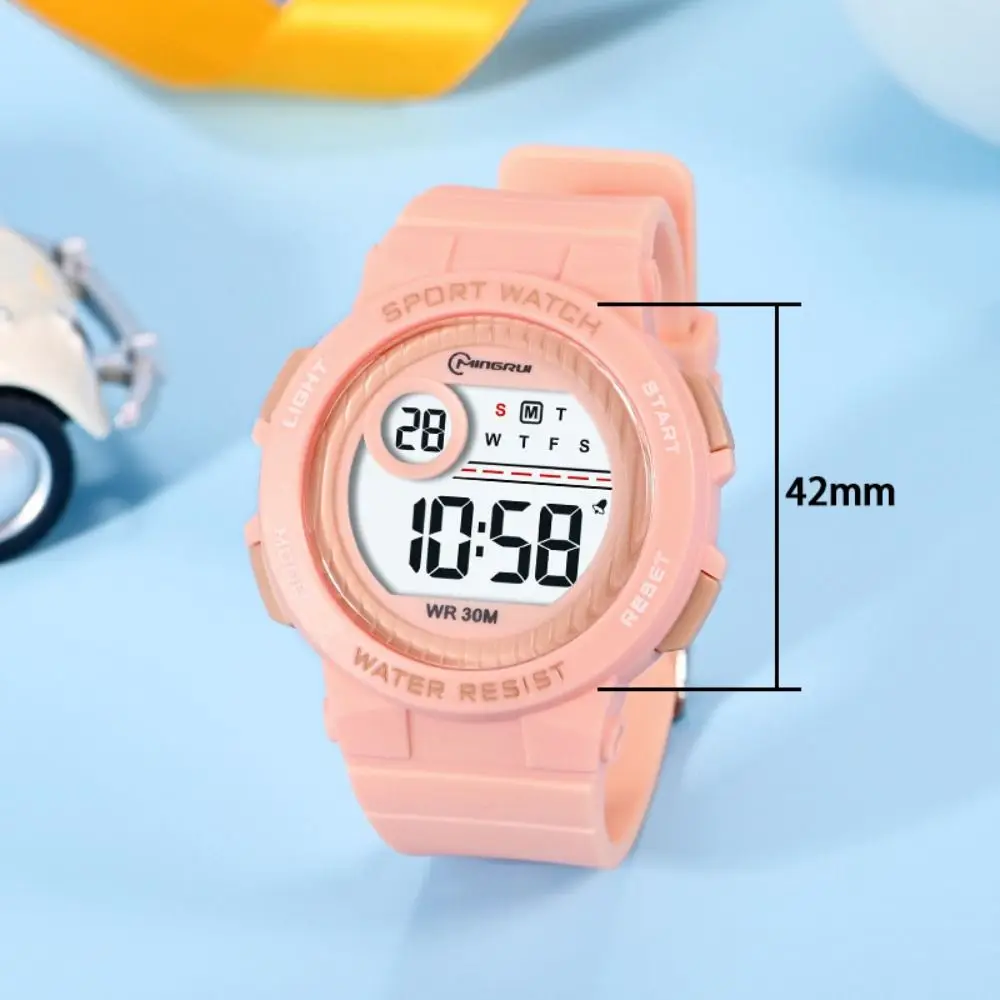 Novo relógio esportivo luminoso multifuncional casual relógios de pulso natação à prova dwaterproof água relógio eletrônico