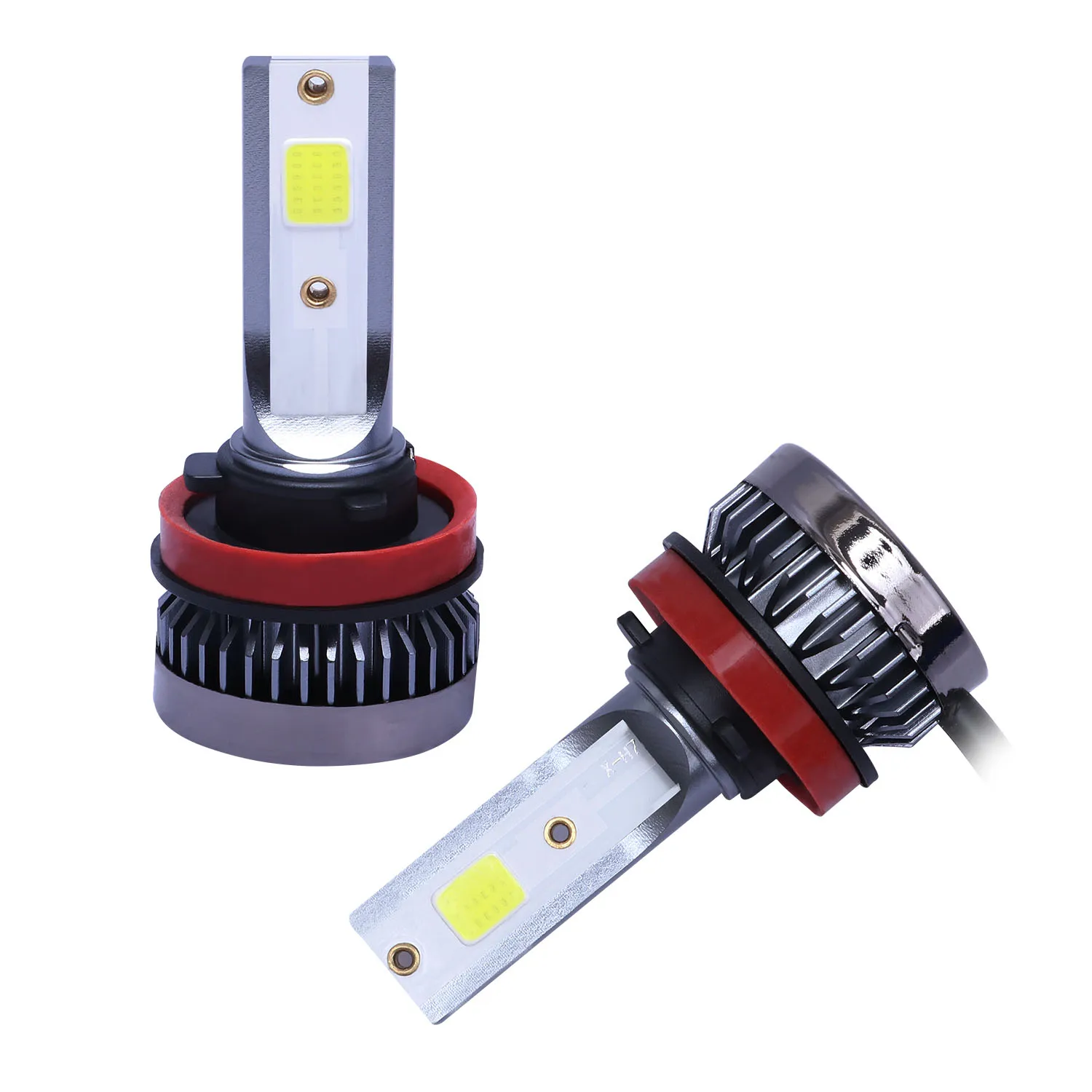 

New H8 LED H11 H4 H9 H7 Car Headlight 20000LM COB Chip LED H1 9005 HB3 9006 HB4 80W 6000K Lamp Bulb Turbo Fog Light 12V 24V