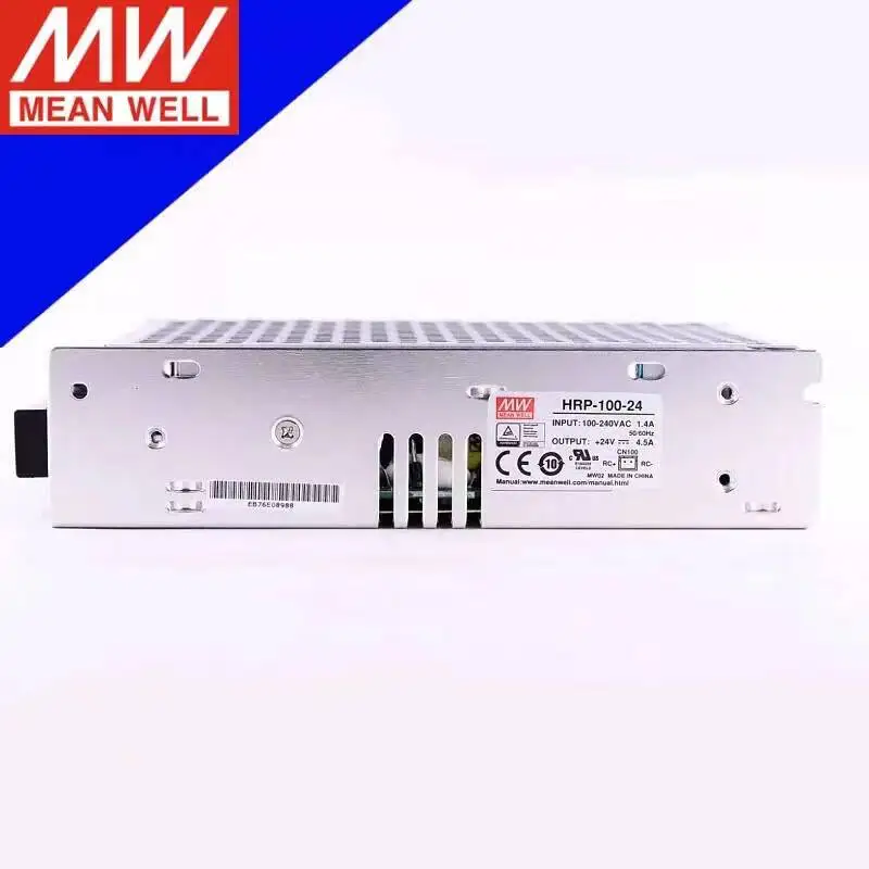 

Mean WELL HRP-100-24 24V 4.5A Single Output with PFC Function Switching Power Supply Brand New Original Authentic