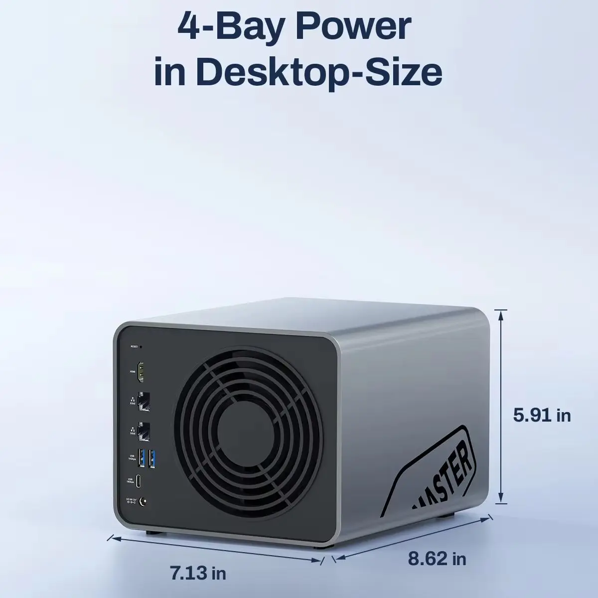 TERRAMASTER F4-425 Pro NAS Storage 4Bay Intel Core i3-N350 8-rdzeniowy, 16GB RAM DDR5, pamięć sieciowa (bez dysków) — zdjęcie produktu 7