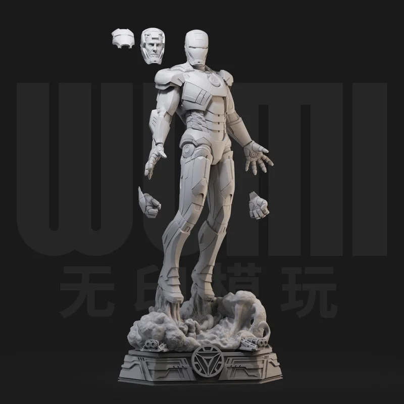 

1/24 1/18 Iron Resin Model Figure Gk Micro Miniature 3d Printed White Model Toy Unassembled And Unpainted Kit