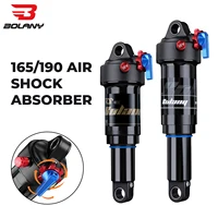 BOLANY MTB Downhill Amortiguador trasero Amortiguador de aire 165/190 mm Amortiguación de rebote Suspensión trasera ajustable para carreras de bicicletas de montaña