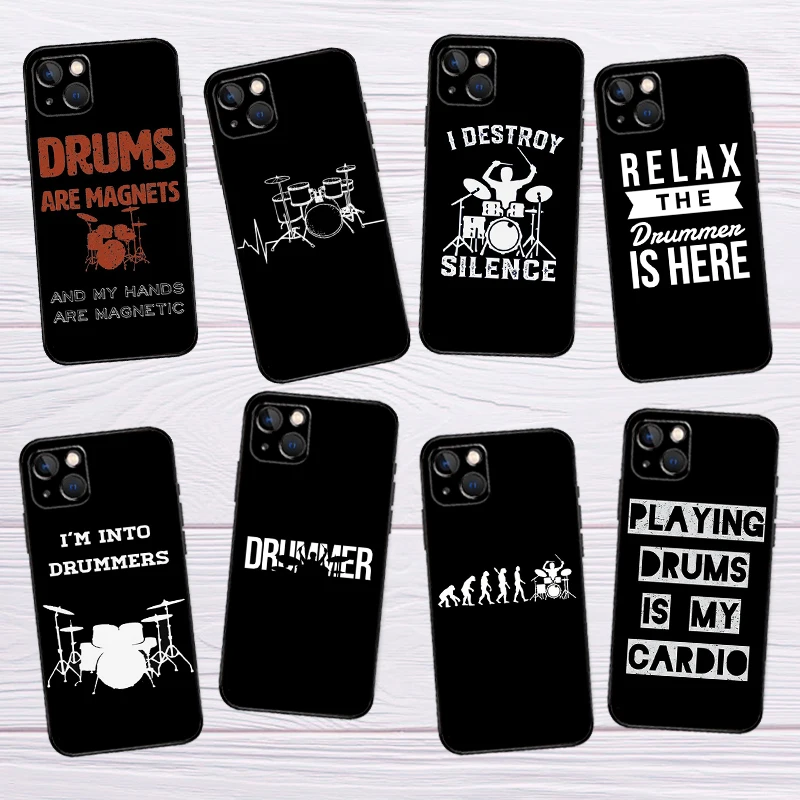 Drum Drummer Musik DJ Hülle für OnePlus 13T 13 13R 12 12R 15 11 10 Pro 10T Nord 5 CE 2 3 4 Lite N20 N30 Handyhülle