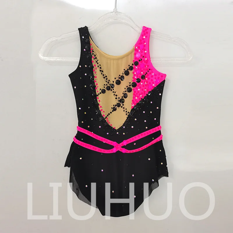 LIUHUO Rhythmic Gymnastics Leotard Competitive Cheerleading Performance For Children