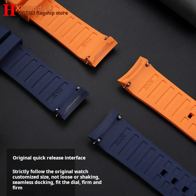 Correa de goma curvada Original para reloj deportivo Mido M049.526, correa de silicona de liberación rápida, verde y azul, nuevo Multifort TV