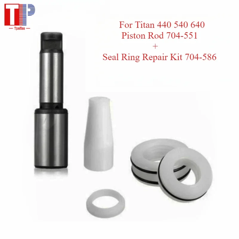 Tpaitlss Airless Sprayer Replacement Piston Rod for Titan 440 540 640 704551 with Seal Repair 704586