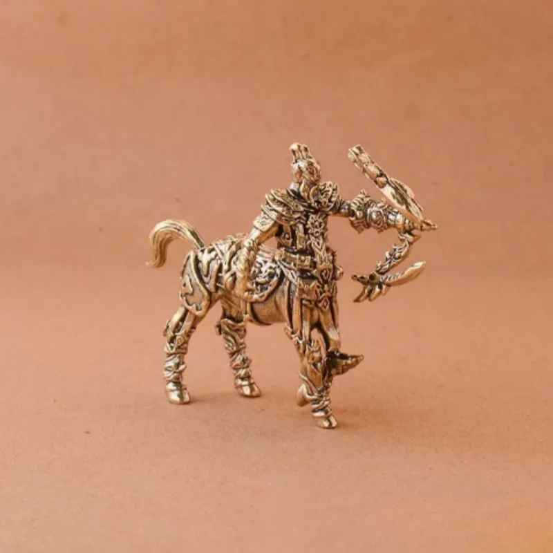 Vintage Brass Mini Centaur Statue - Traditional Mythological Figurine, Home Desktop Decor creative ornament & Collectible