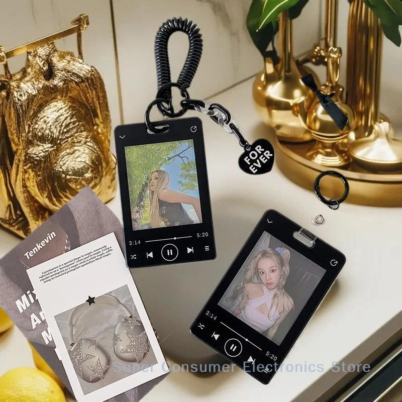 Smart Sound Machine Star Snapshot Carrier School ID Sleeve Image Showcase - Protective Memorabilia Case Keyfob Handbag Dangler