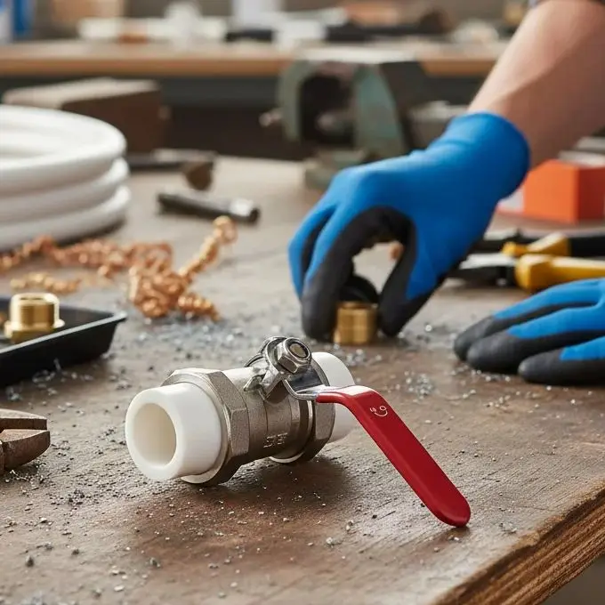 High Flow DN20 Brass PPR Ball Valve With Union Connection Efficient Flow Control For Hot & Cold Water Systems