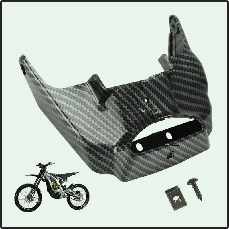 

Для Surron Light Bee переднее и заднее крыло, расширенное крыло, крышка батарейного отсека, обтекатель, передача воды, углеродное волокно, аксессуары FORSURRON