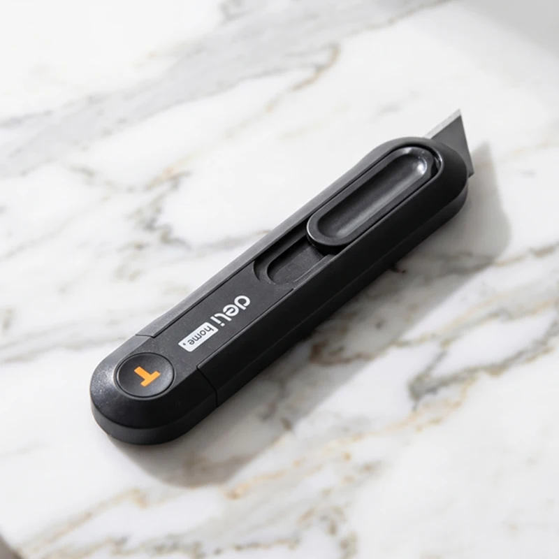 Retractable Utility Knife, SK2 T-Type Blade, ABS Handle, 9mm