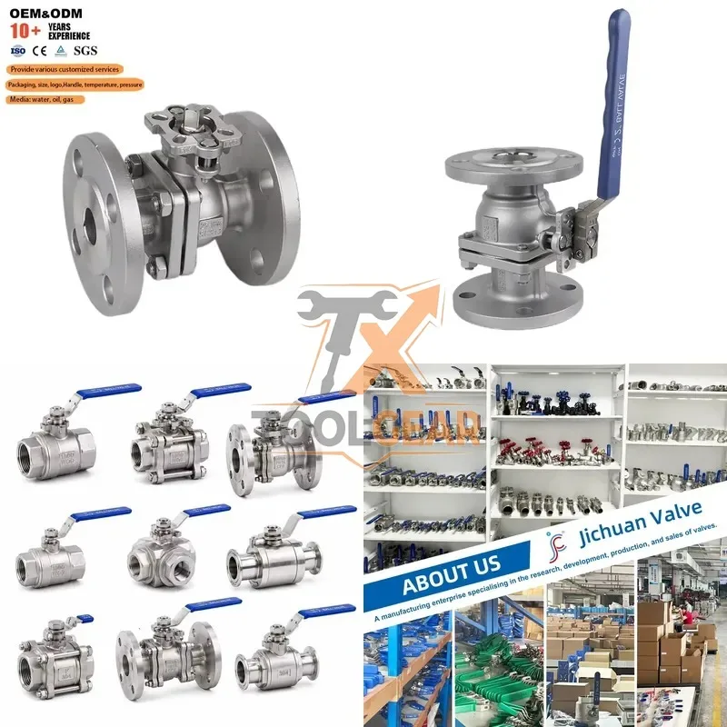 2026hotsale* Customized High Platform Valve Stainless Steel High Quality Japanese Standard Flange Ball Valve