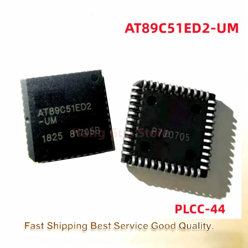 Original AT89C51ED2-SLSUM AT89C51ED2-UM AT89C51ED2 AT89C51 PLCC-44 IC Chip
