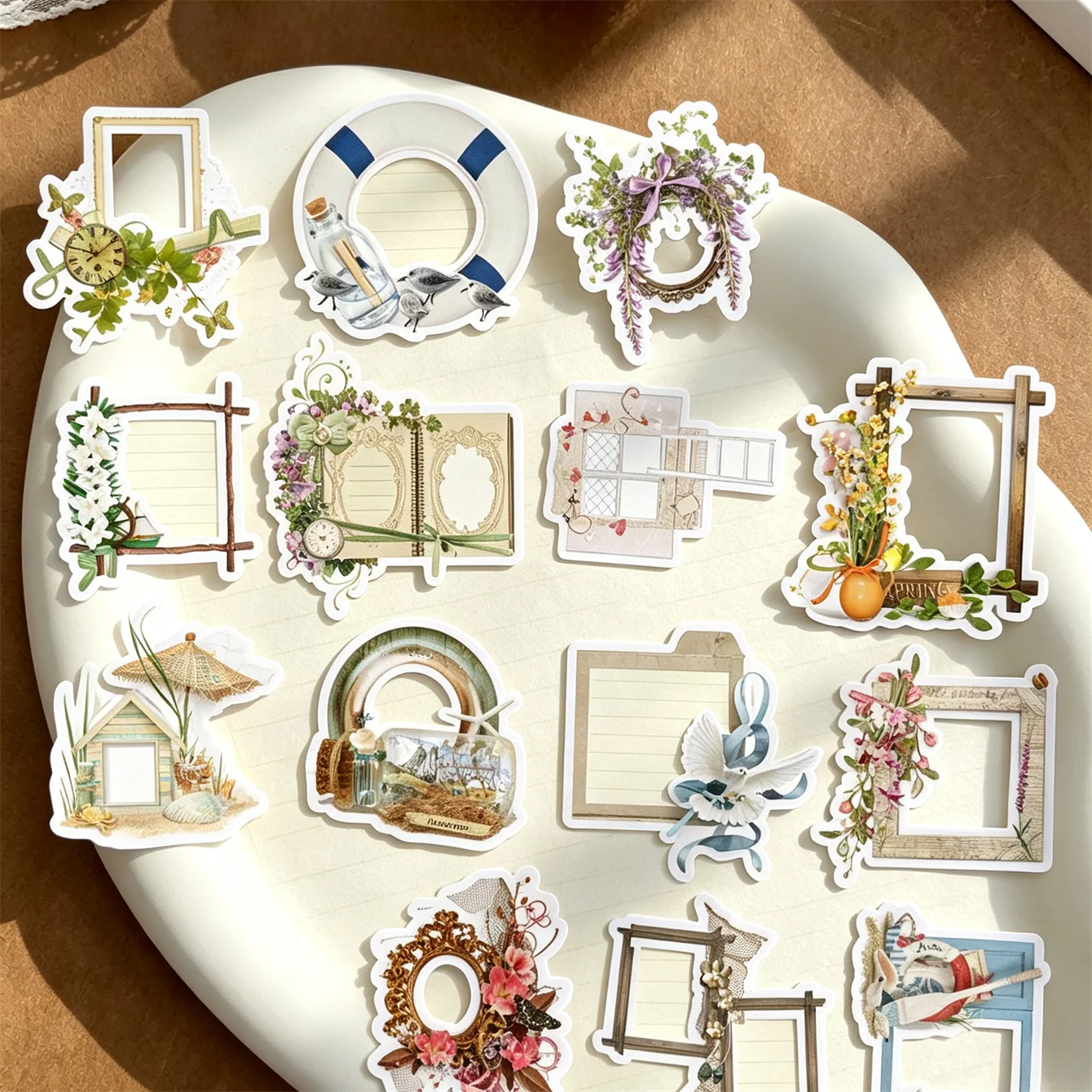 20/21/41pcs Cute Youth Window Flower Stickers Decoration Laptop  Phone Skateboard Waterproof DIY Scrapbooking  Journaling