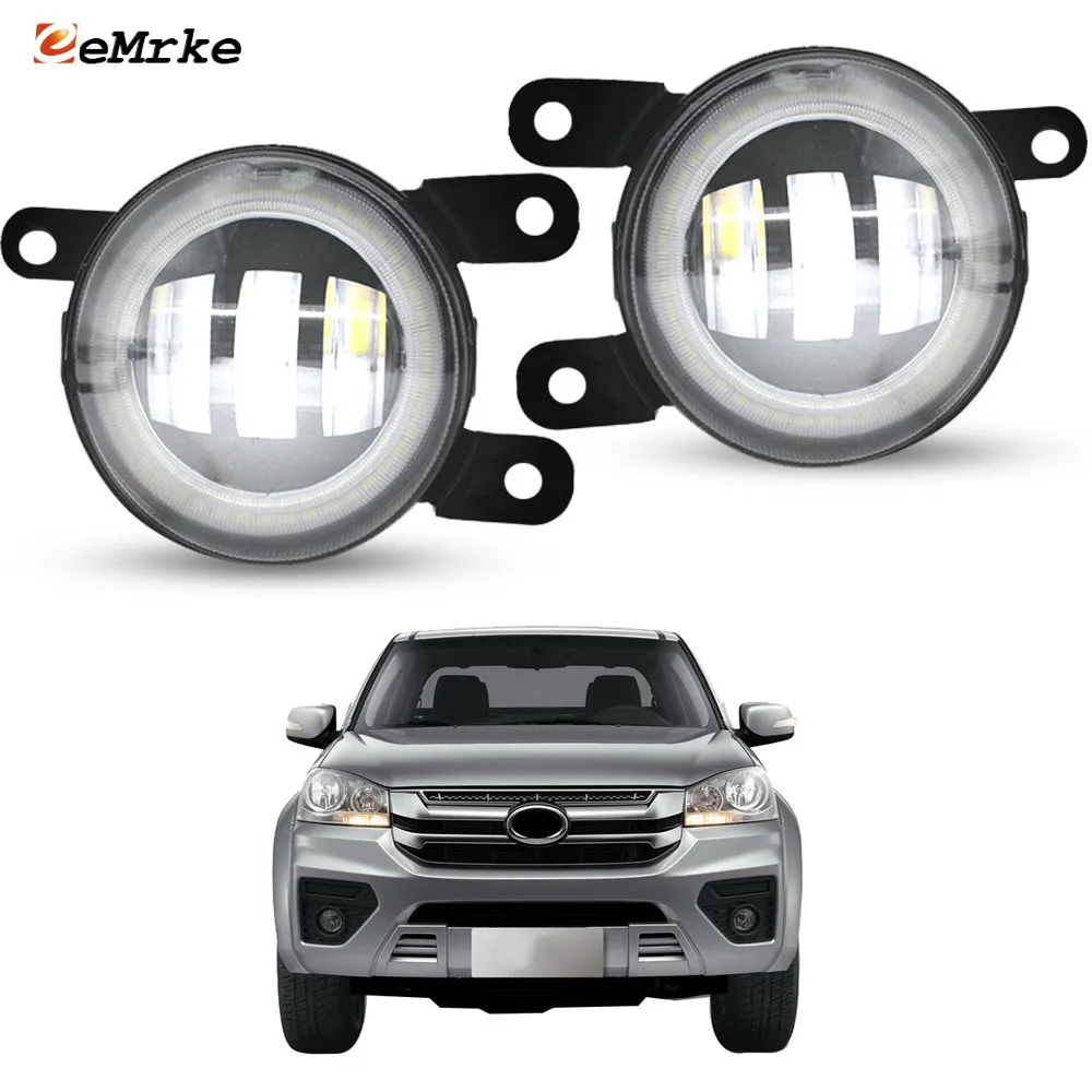 Upgrade LED Car Fog Light Driving Lamp Lens for Great Wall Steed NBP Cab Chassis GWM Wingle 5 2016-2021 2022 2023 2024 2025 2025